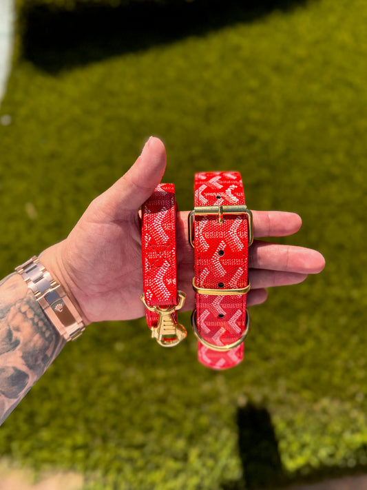 -  Red Collar Set